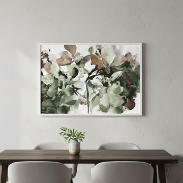 Pistachio Hydrangea by Deer Muskeeter wall - art - picture - poster