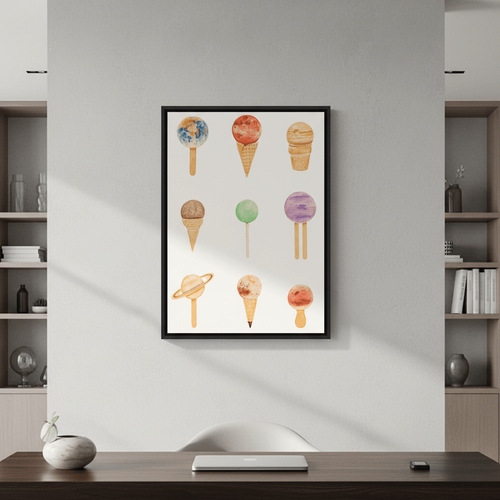 Planetarium Sugarium by Florent Bodart wall - art - picture - poster