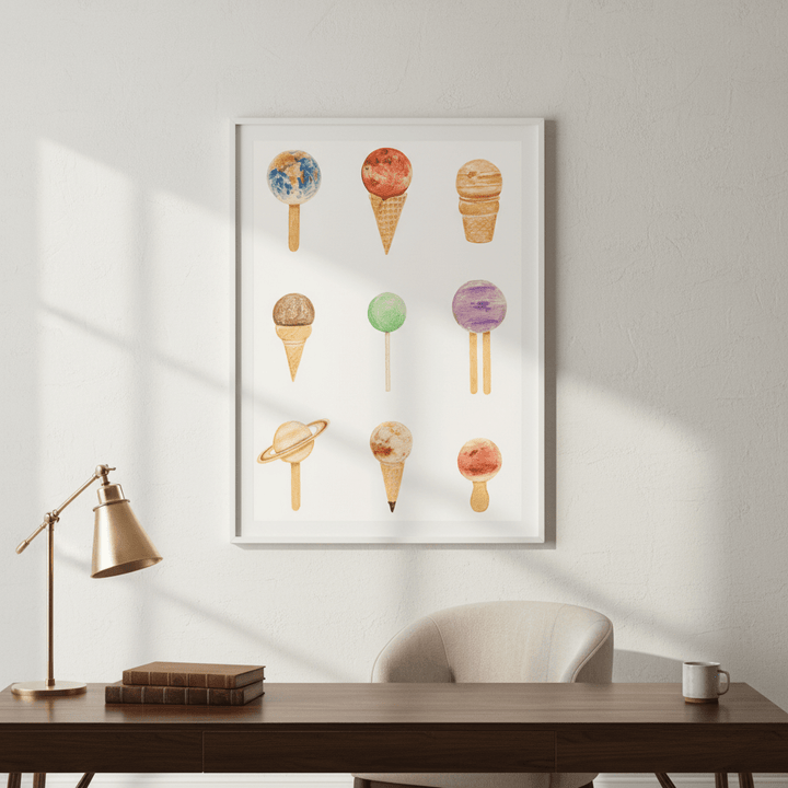 Planetarium Sugarium by Florent Bodart wall - art - picture - poster