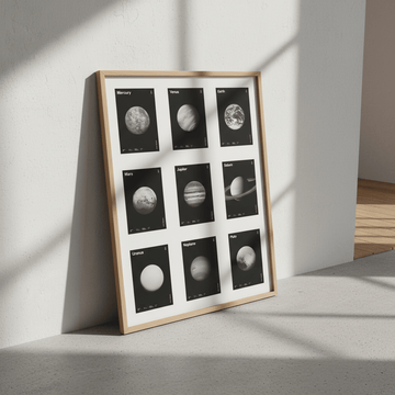 Planets with Data Family by Florent Bodart wall - art - picture - poster