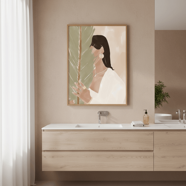 Plant Girl by Ivy Green Illustrations wall - art - picture - poster
