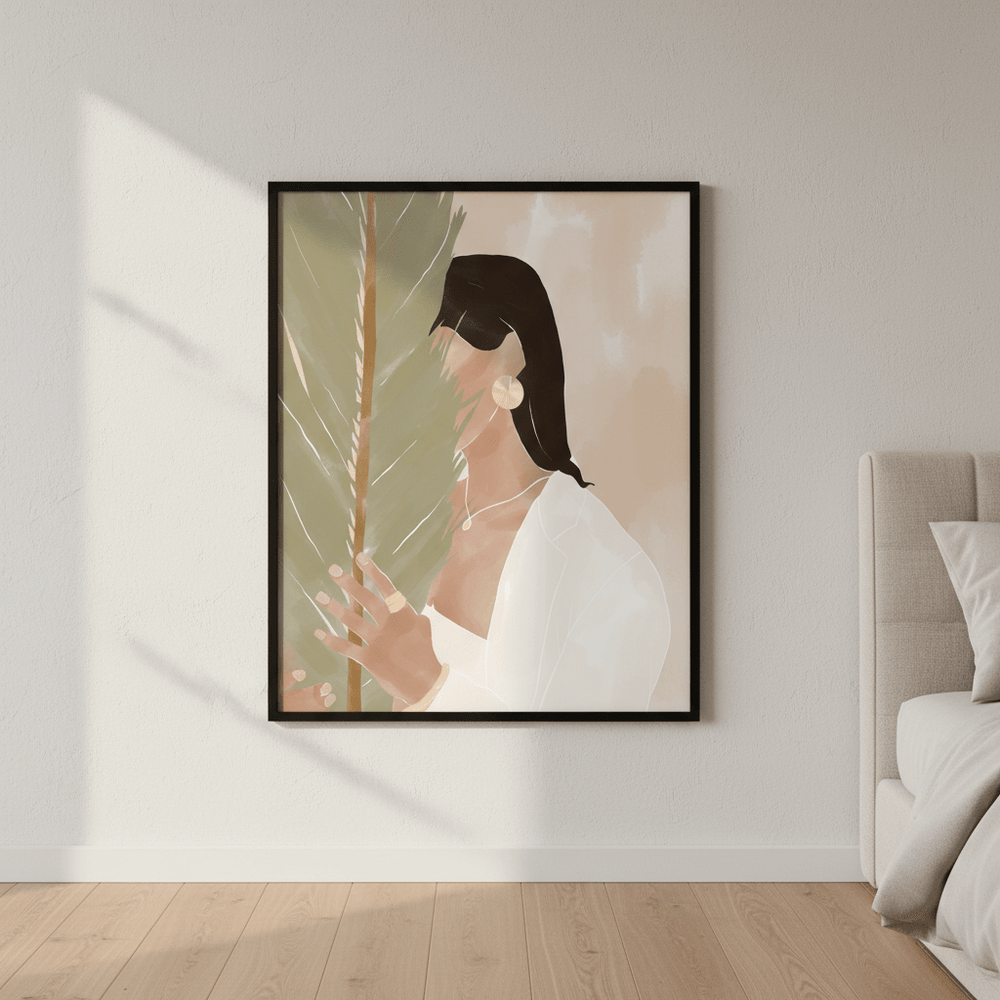 Plant Girl by Ivy Green Illustrations wall - art - picture - poster