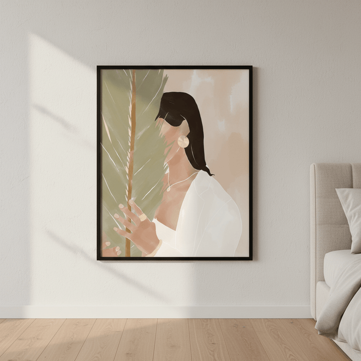 Plant Girl by Ivy Green Illustrations wall - art - picture - poster