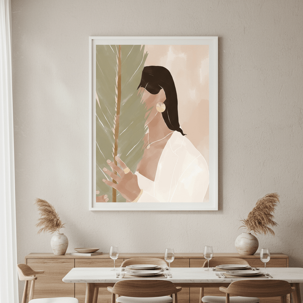 Plant Girl by Ivy Green Illustrations wall - art - picture - poster