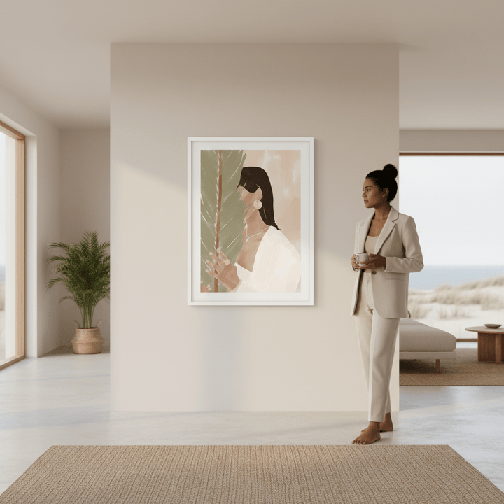 Plant Girl by Ivy Green Illustrations wall - art - picture - poster