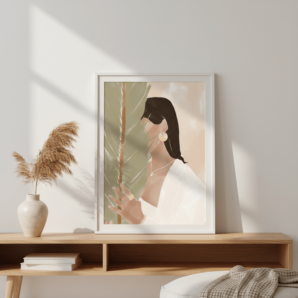 Plant Girl by Ivy Green Illustrations wall - art - picture - poster