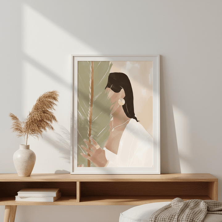 Plant Girl by Ivy Green Illustrations wall - art - picture - poster