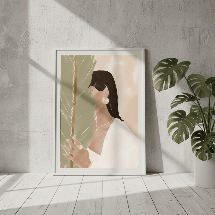 Plant Girl by Ivy Green Illustrations wall - art - picture - poster