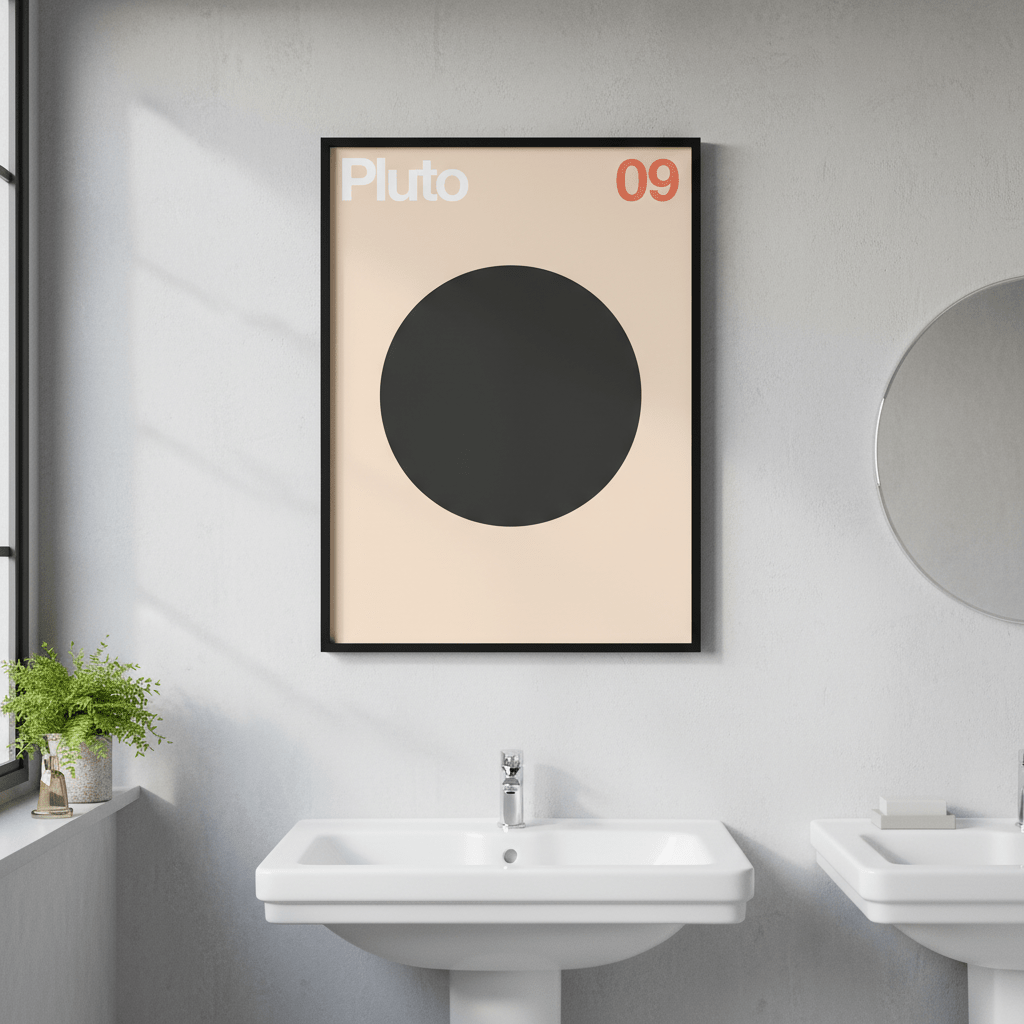 Pluto by Florent Bodart wall - art - picture - poster