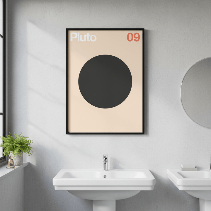 Pluto by Florent Bodart wall - art - picture - poster