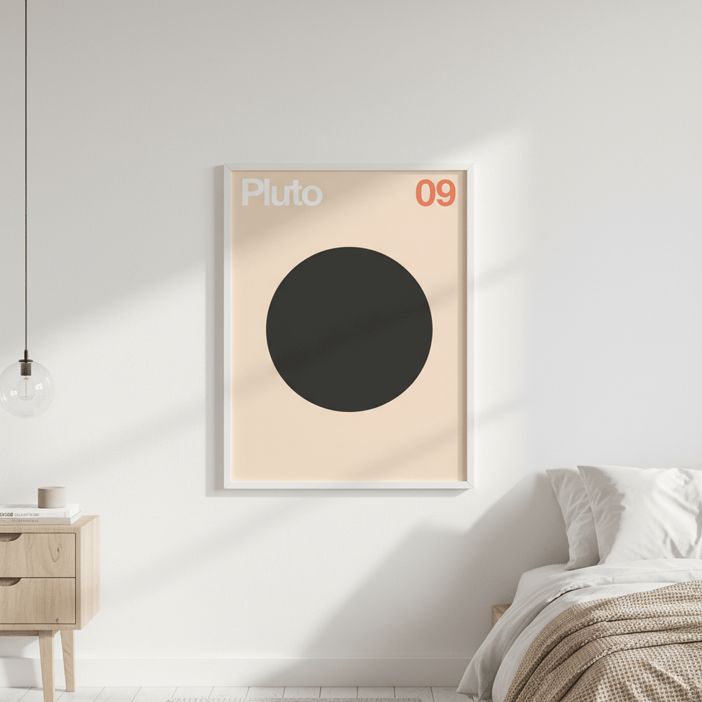 Pluto by Florent Bodart wall - art - picture - poster