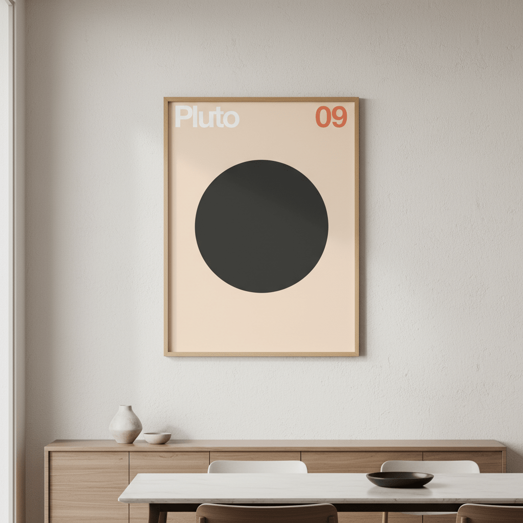 Pluto by Florent Bodart wall - art - picture - poster