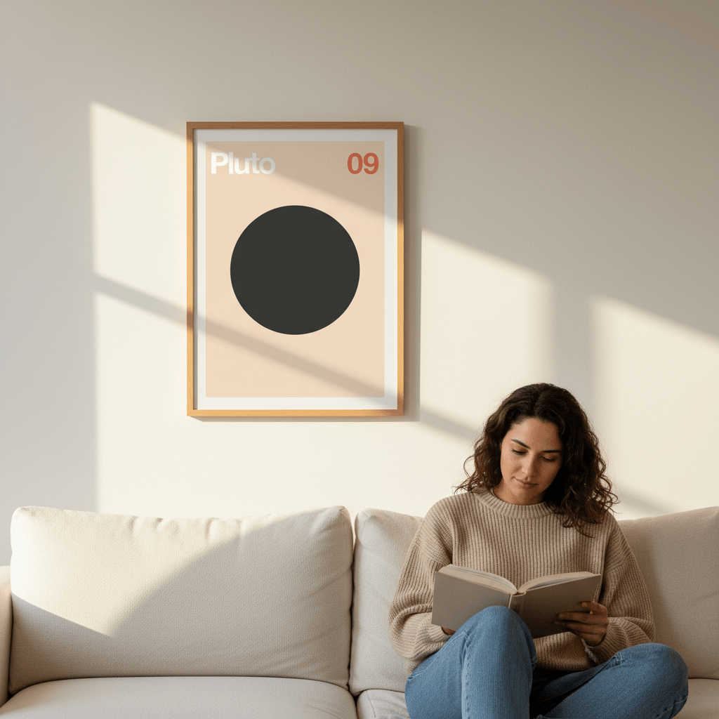 Pluto by Florent Bodart wall - art - picture - poster