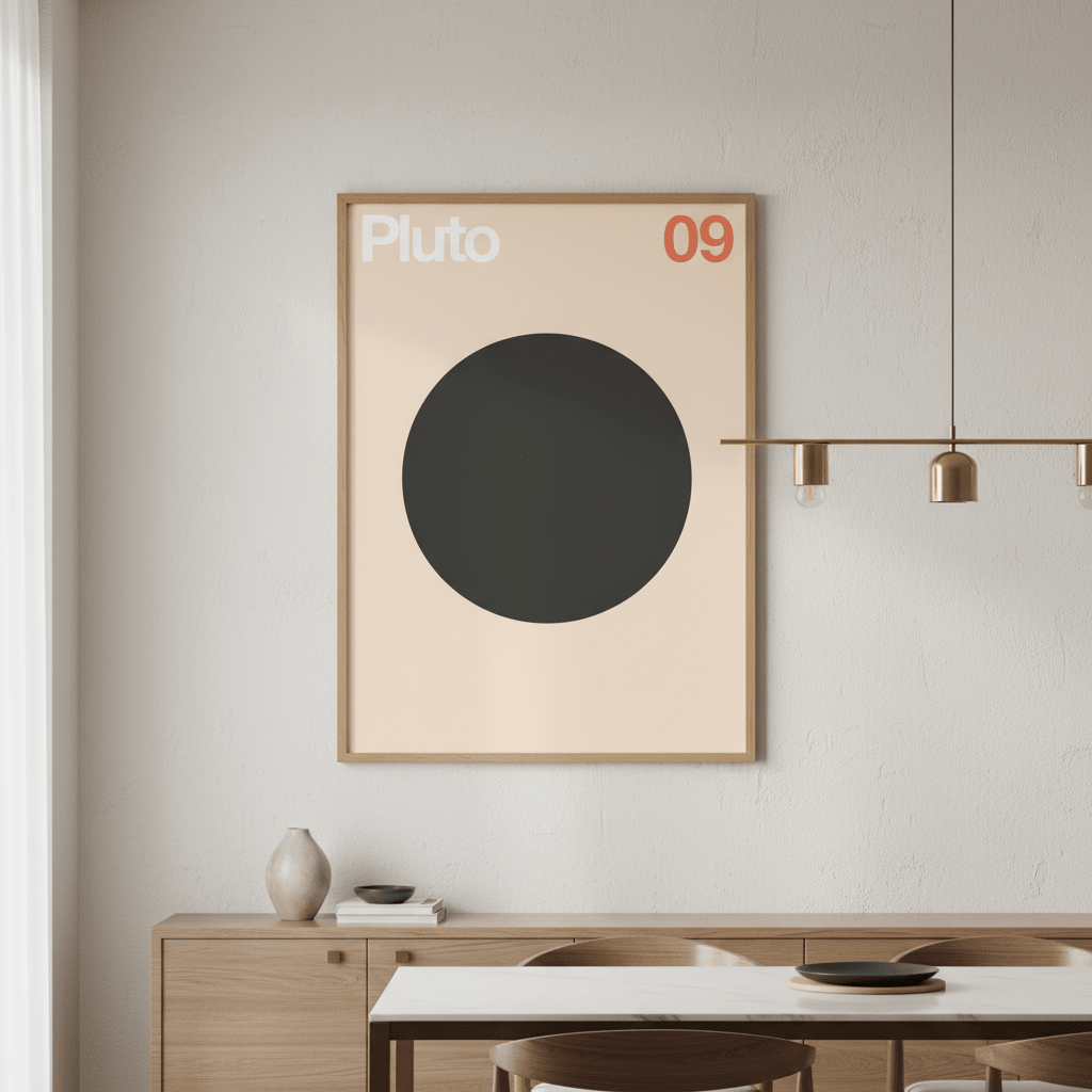 Pluto by Florent Bodart wall - art - picture - poster