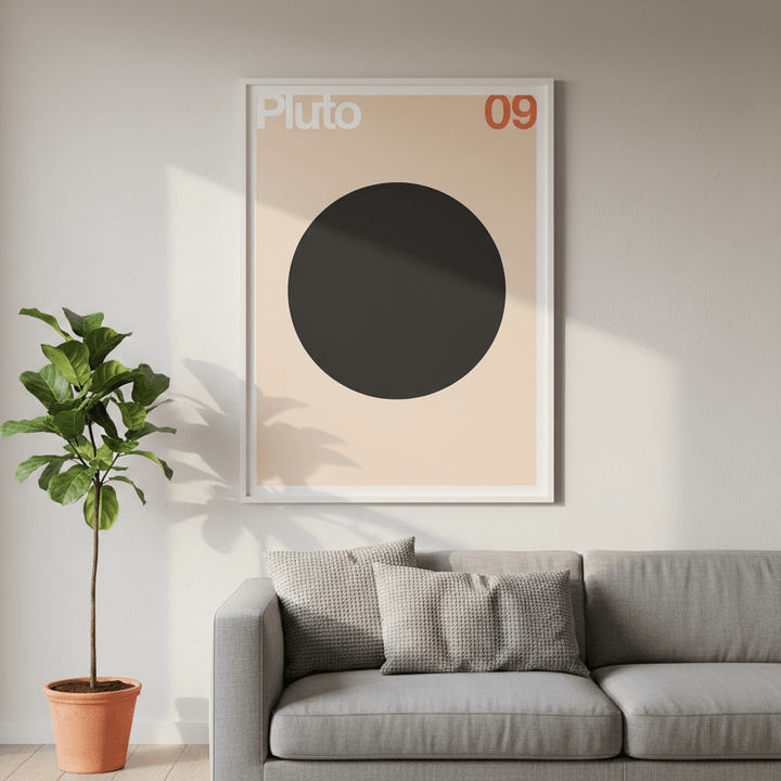 Pluto by Florent Bodart wall - art - picture - poster