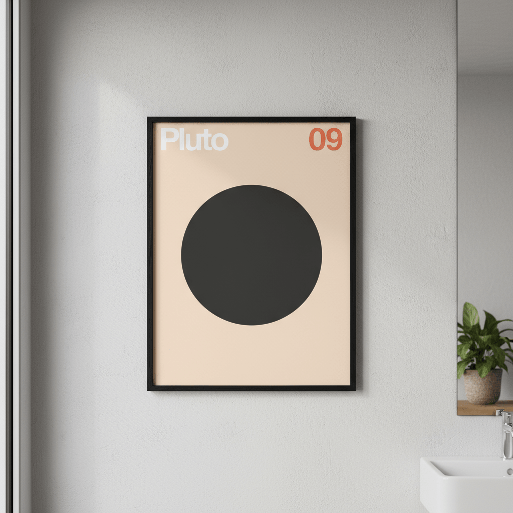Pluto by Florent Bodart wall - art - picture - poster