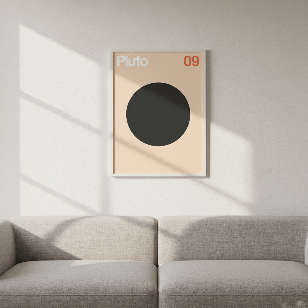 Pluto by Florent Bodart wall - art - picture - poster