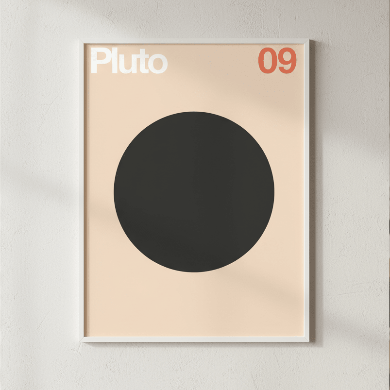 Pluto by Florent Bodart wall - art - picture - poster