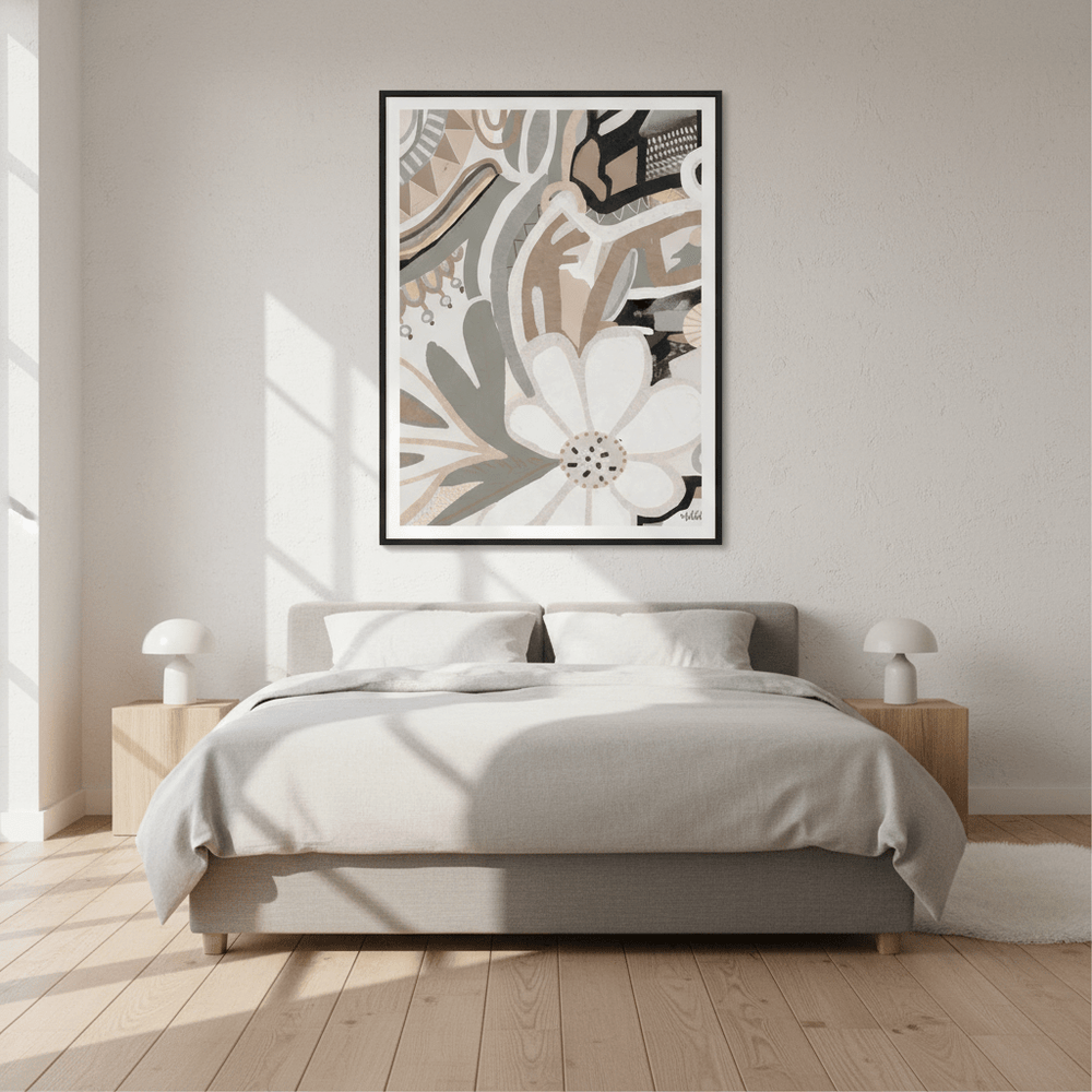 Polly Earth Flower by Inkheart Designs wall - art - picture - poster