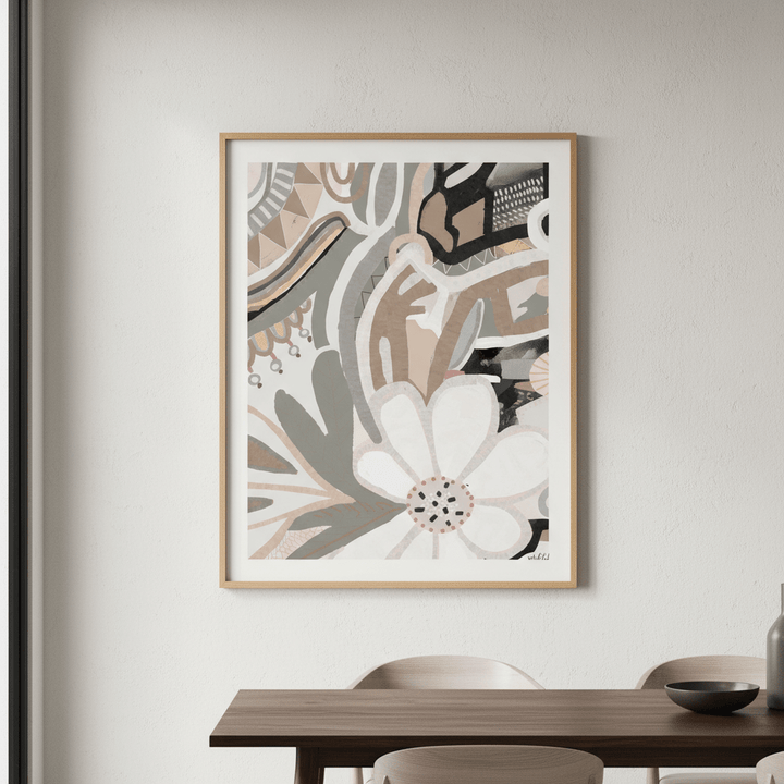 Polly Earth Flower by Inkheart Designs wall - art - picture - poster
