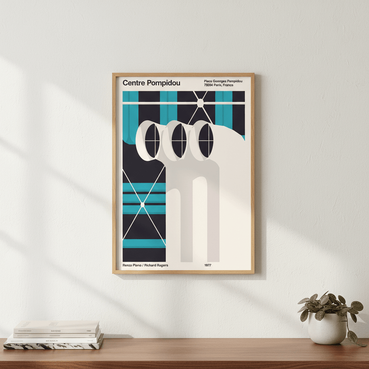 Pompidou V2 Plan de Travail by Florent Bodart wall - art - picture - poster