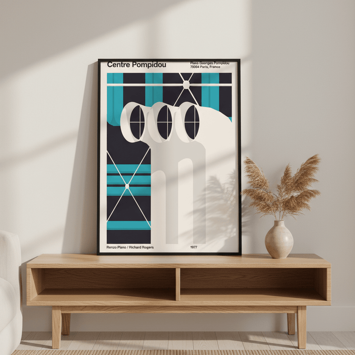 Pompidou V2 Plan de Travail by Florent Bodart wall - art - picture - poster