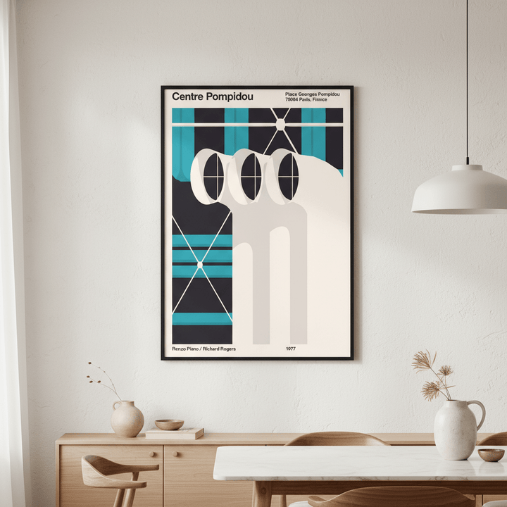 Pompidou V2 Plan de Travail by Florent Bodart wall - art - picture - poster
