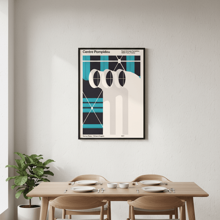Pompidou V2 Plan de Travail by Florent Bodart wall - art - picture - poster