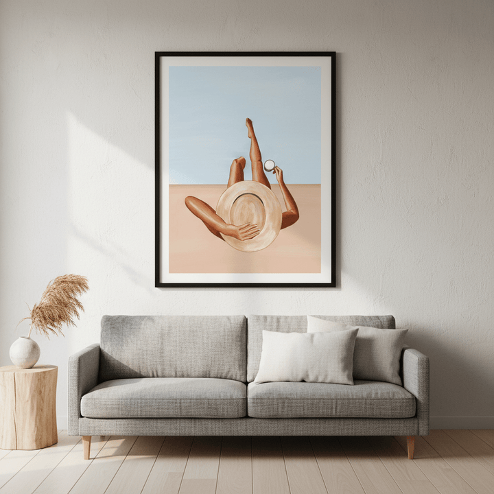 Poolside Girl by Ivy Green Illustrations wall - art - picture - poster