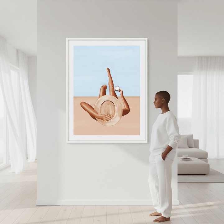 Poolside Girl by Ivy Green Illustrations wall - art - picture - poster