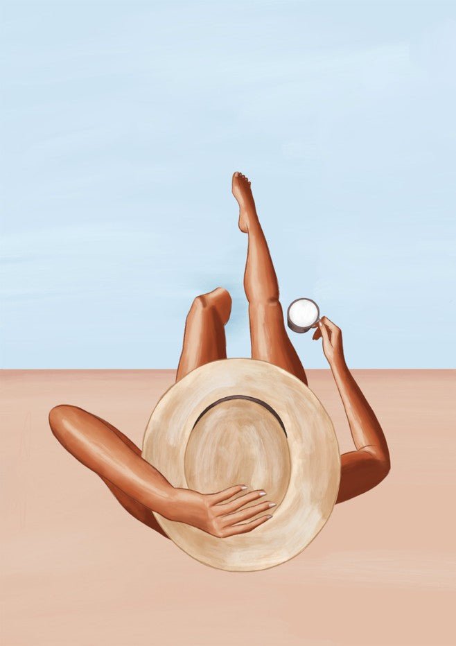 Poolside Girl by Ivy Green Illustrations
