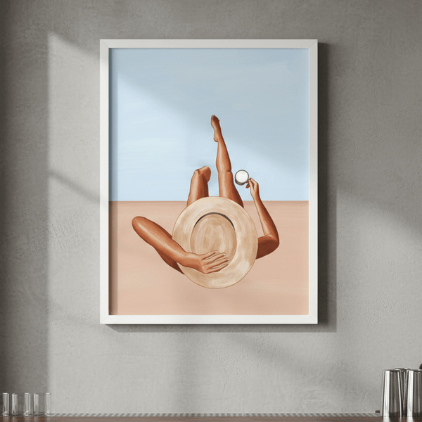Poolside Girl by Ivy Green Illustrations