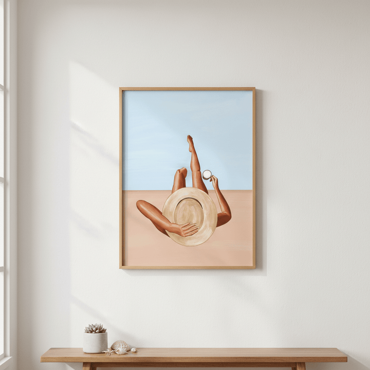 Poolside Girl by Ivy Green Illustrations wall - art - picture - poster