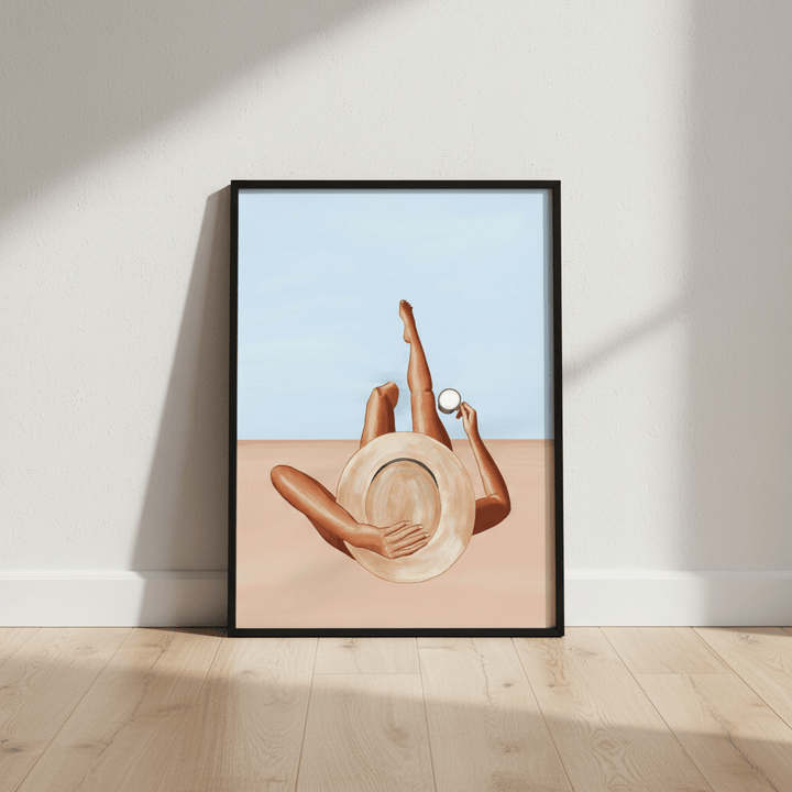 Poolside Girl by Ivy Green Illustrations wall - art - picture - poster
