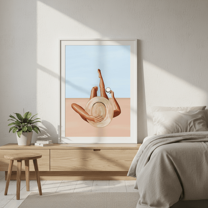 Poolside Girl by Ivy Green Illustrations wall - art - picture - poster
