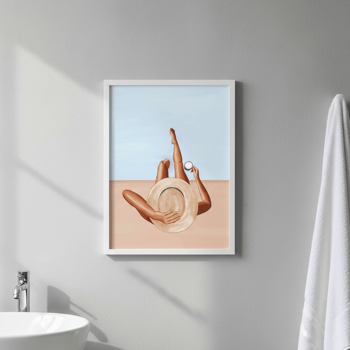 Poolside Girl by Ivy Green Illustrations wall - art - picture - poster