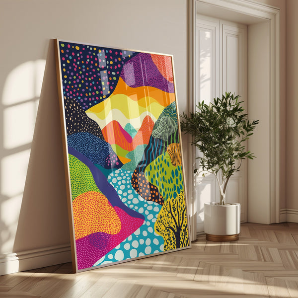 Pop Art Japanese Polkadot Art