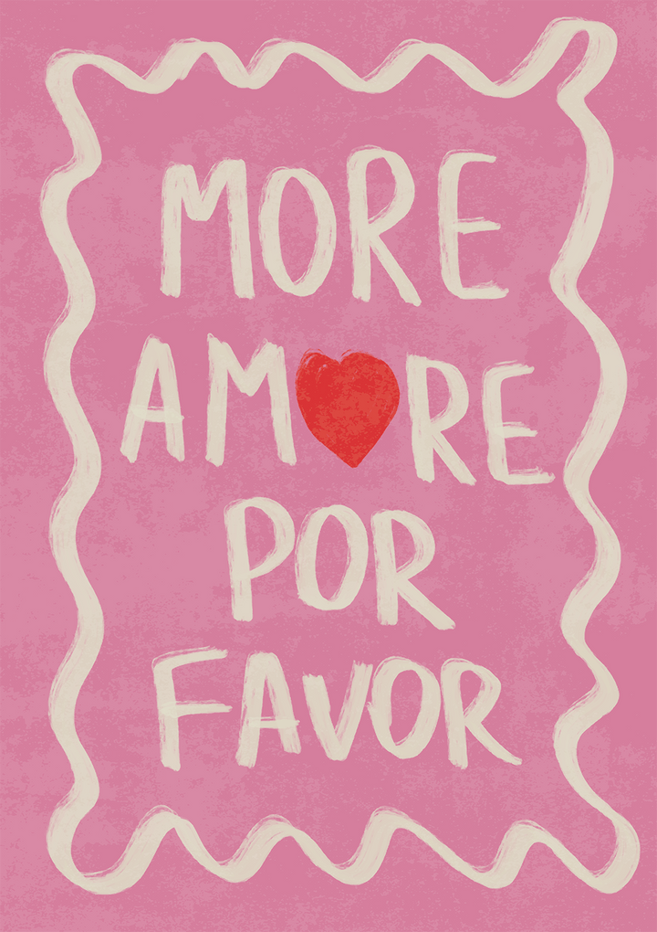 Por Favor Pink Print - Style My Wall