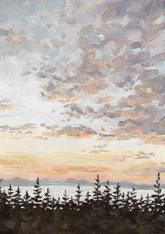 Porch Sunset By Hannah Weisner