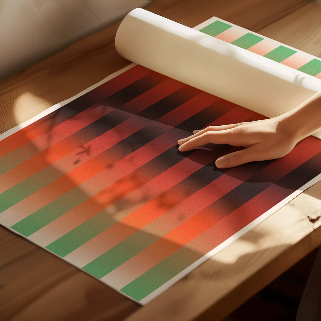 Portal Pulse Grid Set of 2 Wall Art Prints wall - art - picture - poster