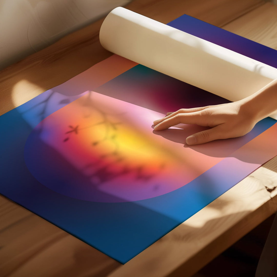 Portal Pulse Grid Set of 2 Wall Art Prints wall - art - picture - poster