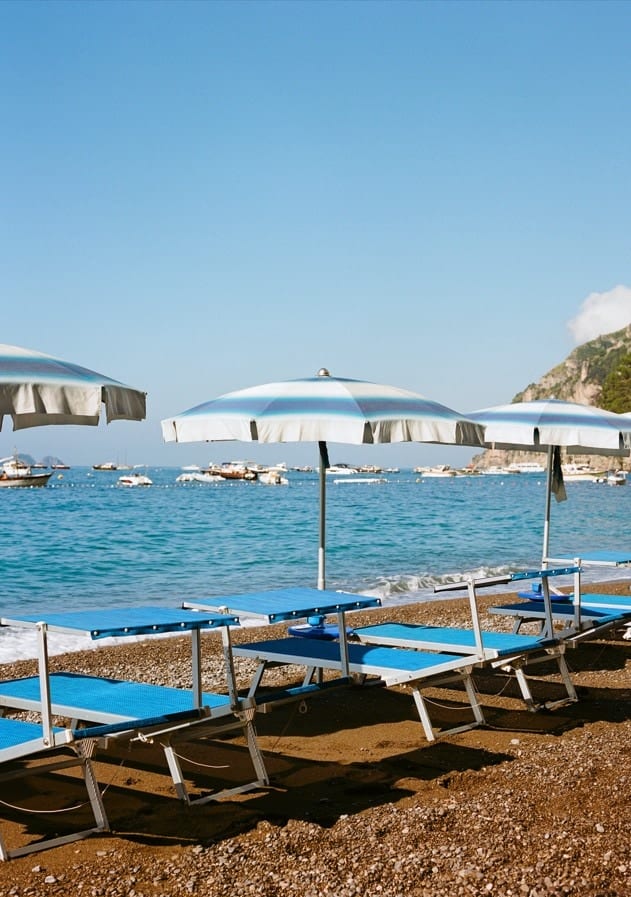 Positano Beach Loungers by Bethany Young