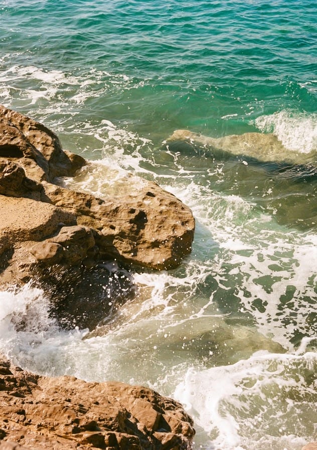 Positano Beach Waves by Bethany Young