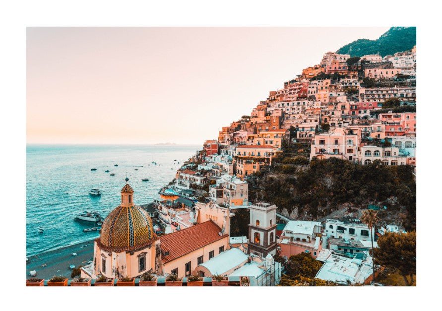 Positano Landscape Beach Wall Art