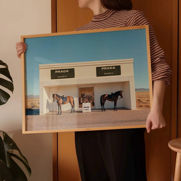 Prada Marfa Horse Desert Photo