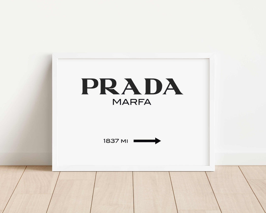 Prada Marfa Landscape Wall Art wall - art - picture - poster