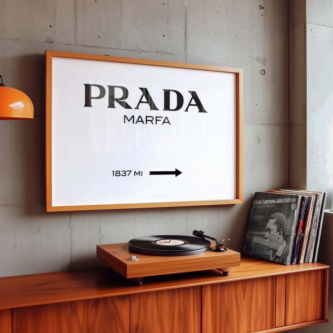 Prada Marfa Landscape Wall Art wall - art - picture - poster