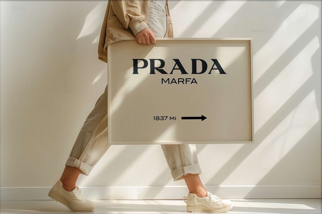 Prada Marfa Landscape Wall Art wall - art - picture - poster