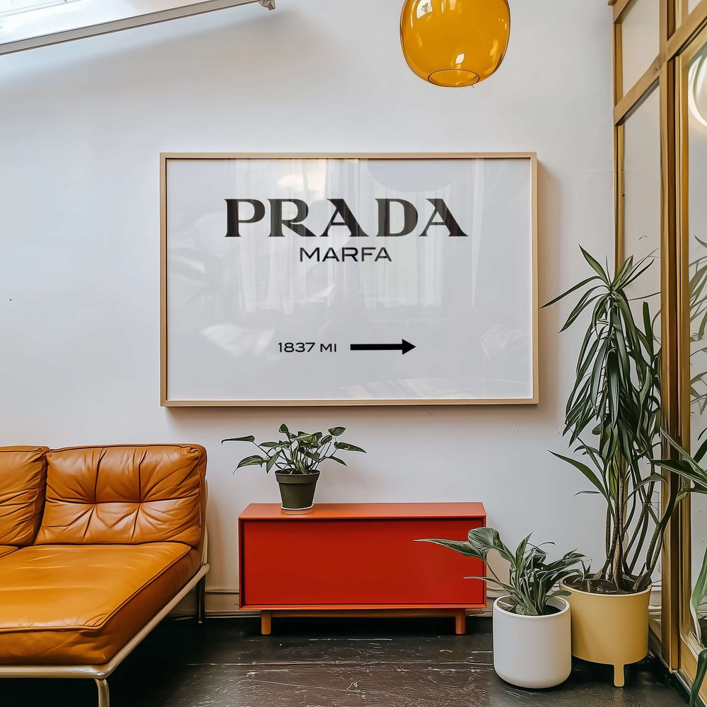 Prada Marfa Landscape Wall Art wall - art - picture - poster