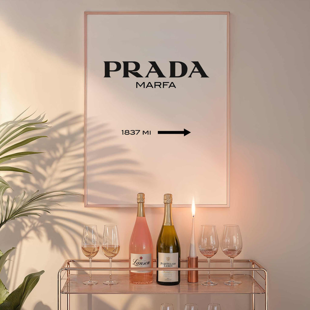 Prada Marfa Portrait Wall Art wall - art - picture - poster